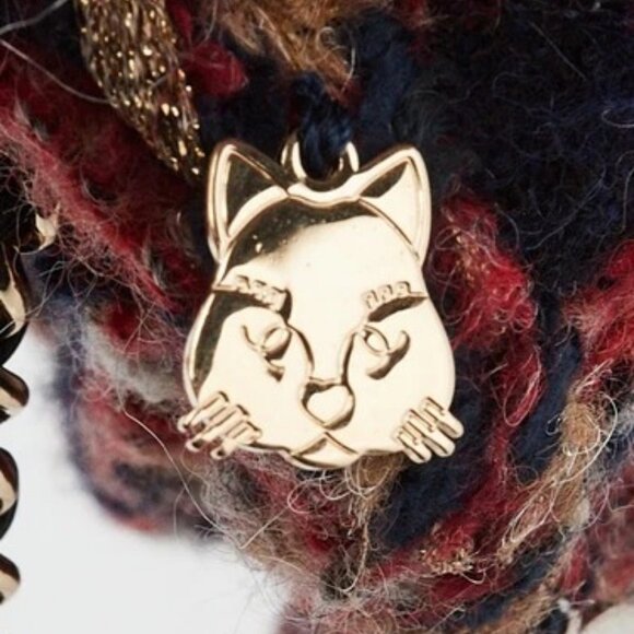 Chanel Red Multicolor Tweed Charms WOC Clutch Bag - Picture 11 of 12